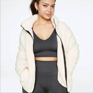 Vs pink teddy full zip small